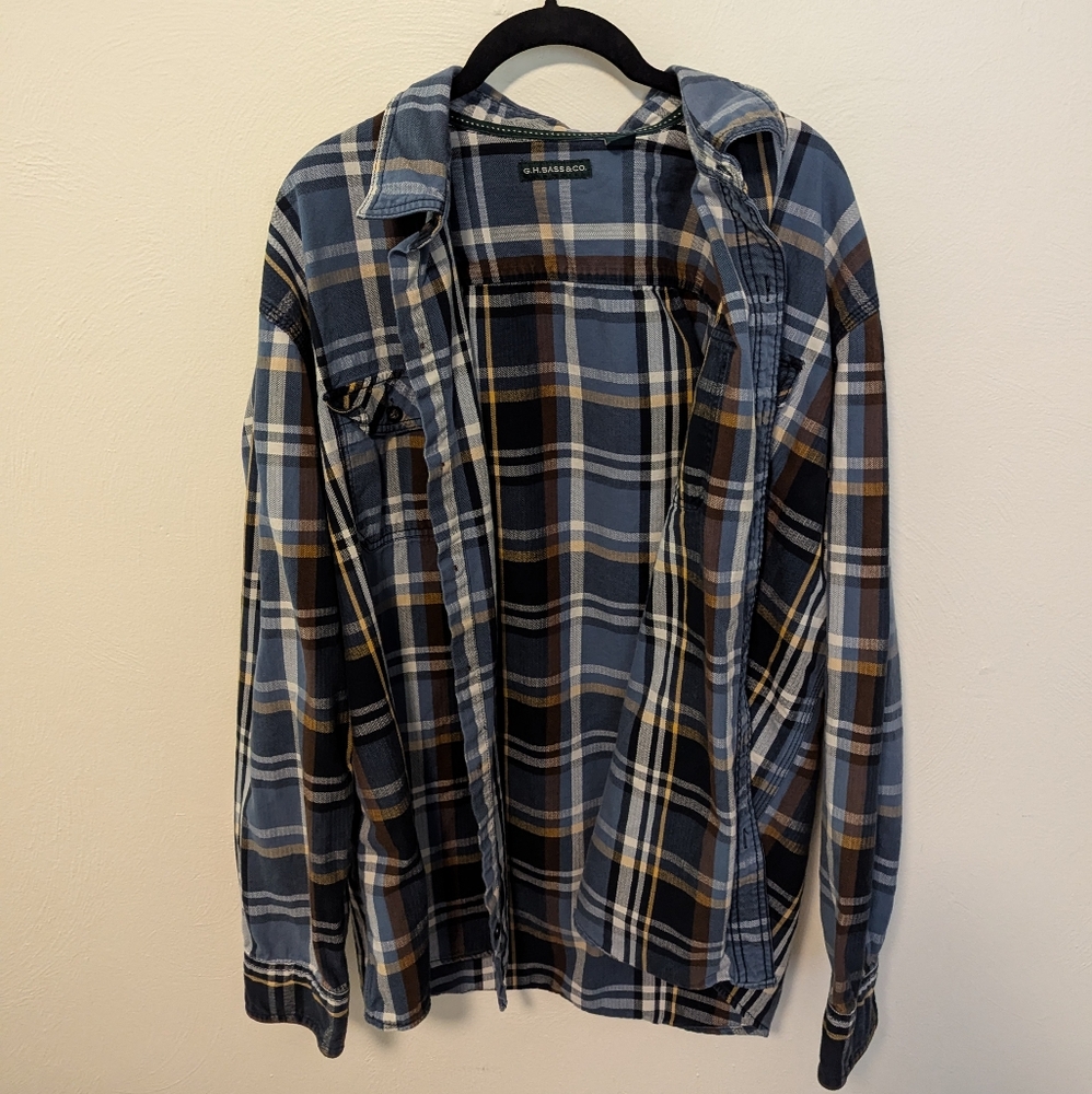Men's long sleeve flannel shirt